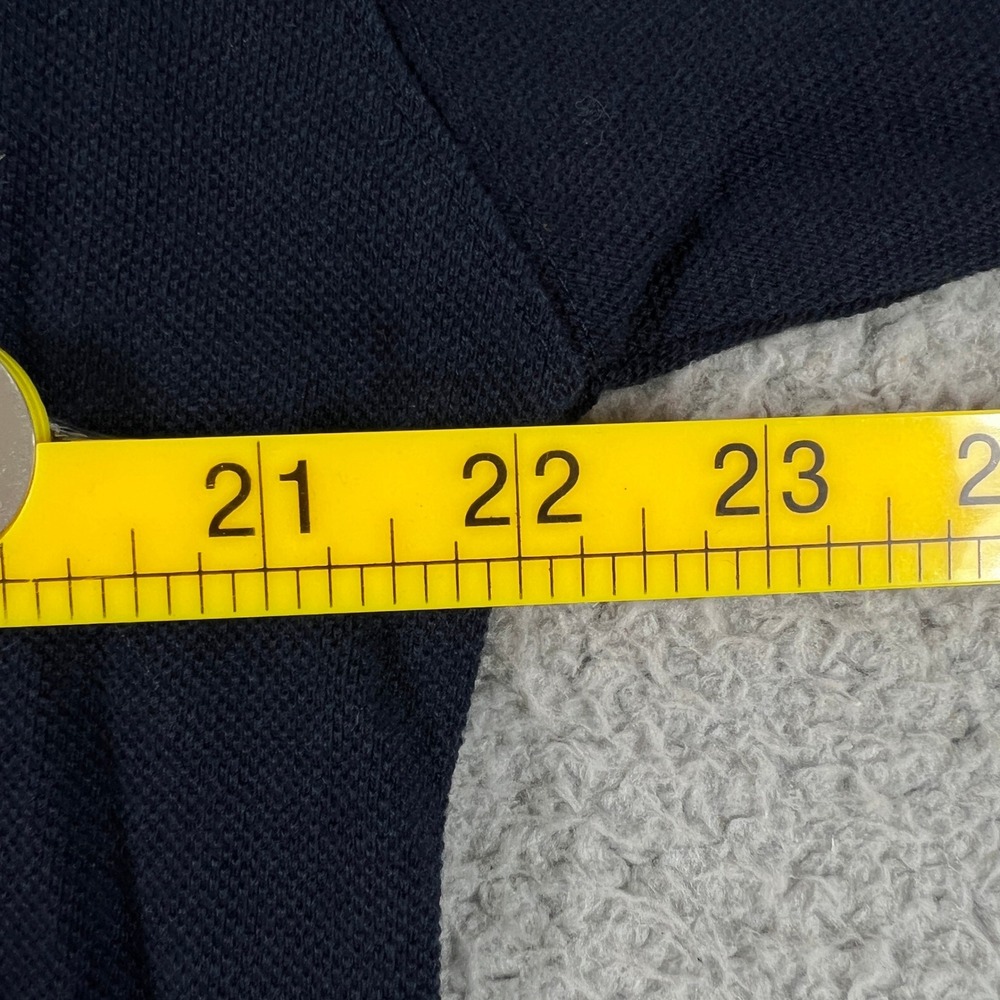 Calvin Klein Jeans Polo Shirt Mens L Navy Blue Classic Cotton Short Sleeve NWT - Picture 9 of 10